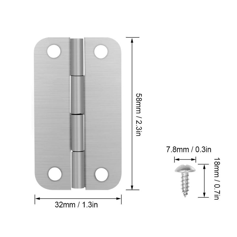 Picowe 6 Pack Cooler Hinges for Igloo Ice Chests, Cooler Stainless Steel Hinges Replacement Set with Screws - Image 2